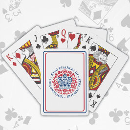 Kung Charles III Royal Coronation Logotyp Patrioti Casinokort
