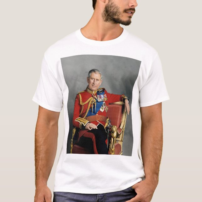 Kung Charles III T Shirt (Framsida)