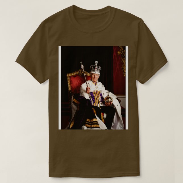Kung Charles III T Shirt (Design framsida)