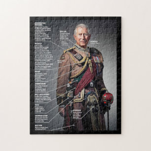 Kung Charles III Toronto Scottish Regiment Pussel