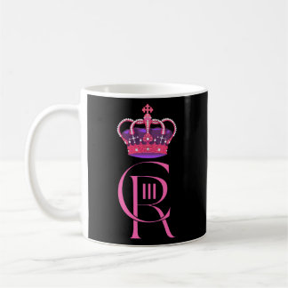 Kung Charles III Tshirtking Charles III Coronation Kaffemugg