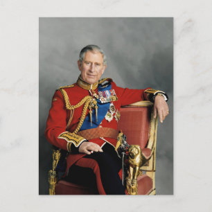 Kung Charles III Vykort