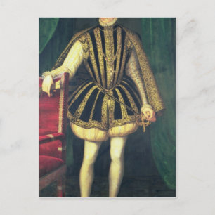 Kung Charles IX av Frankrike, c.1565 Vykort