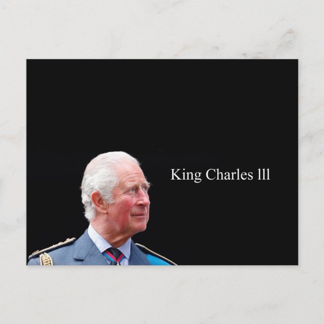 Kung Charles lll Postcard Vykort (Framsida)