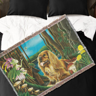 Kung Charles Spaniel Sprite Fantasy Filt