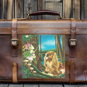 Kung Charles Spaniel Sprite Fantasy Klistermärken