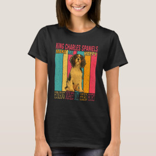 Kung Charles spanjorer Gör Lycklig Humans till che T Shirt