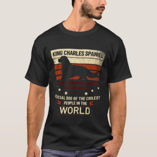 Kung Charles Spanska Officiellens Hund i Coolest P T Shirt