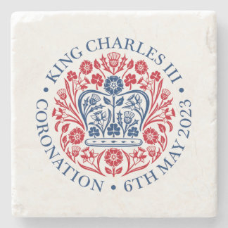 kung charter 3rd emblem souvenir Square papper coa Stenunderlägg