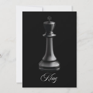 Kung Chess Biet Halloween Costume Chess Älskare Tack Kort