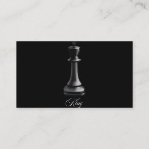 Kung Chess Biet Halloween Costume Chess Älskare Visitkort