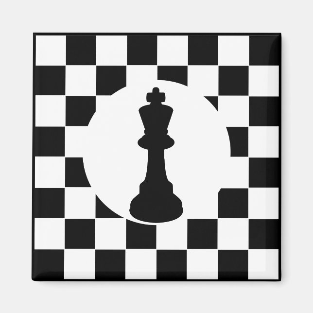 Kung Chess Biet - Magnet - Chess Party favors (Framsidan)