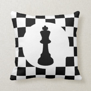 Kung Chess Biet - Pillow - Chess Theckes presents Kudde
