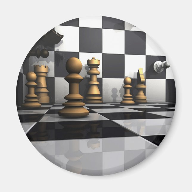 Kung Chess Play Magnet (Framsidan)