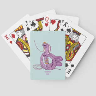 Kung Cobra Snake Sten klättring Casinokort