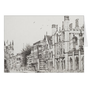 Kung College Cambridge 2007 Hälsningskort