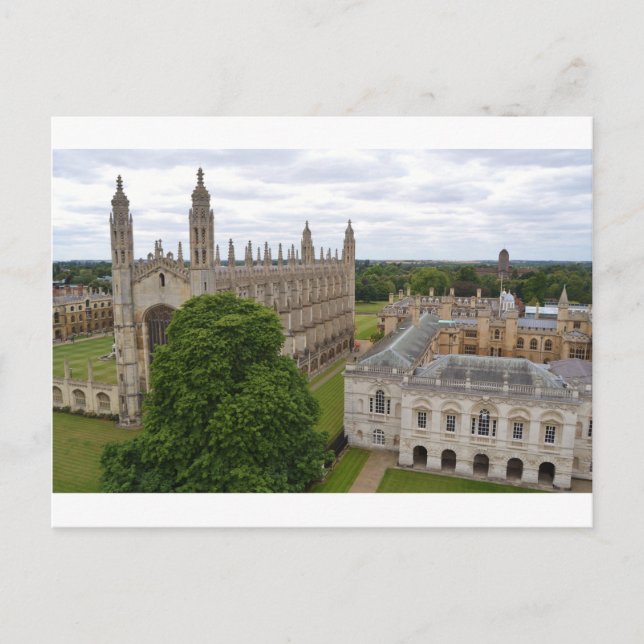 "Kung College, Cambridge" Vykort (Framsida)