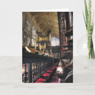 Kung College Chapel ~ Cambridge, England Kort
