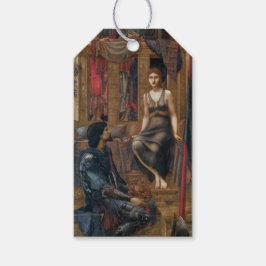Kung Cophetua och Beggar Maid (av Burne-Jones) Presentetikett