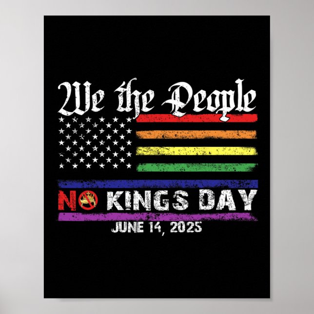 Kung Dagen den 14 juni 2025: Kung I Poster (Framsidan)