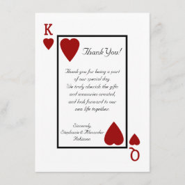 Kung/Dam Kort Tackkort