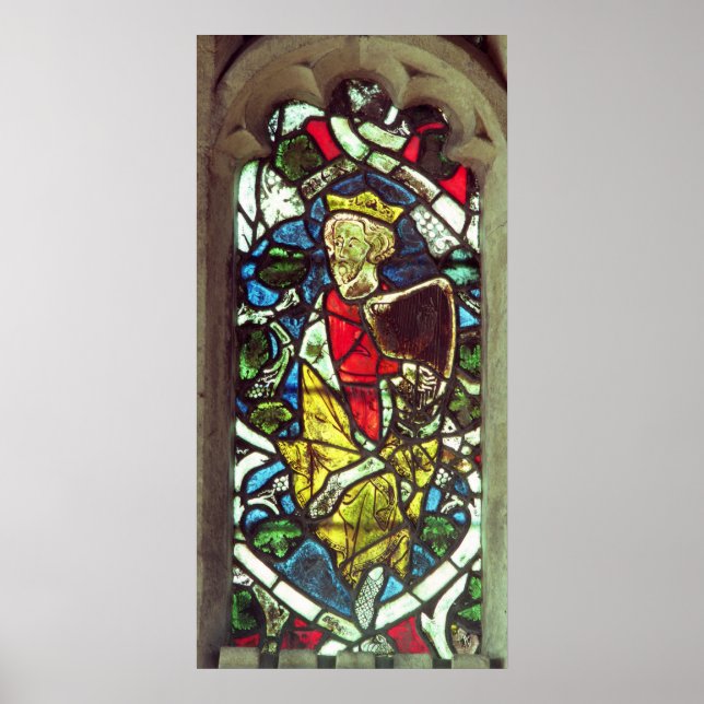 Kung David, 1400-talet Poster (Framsidan)