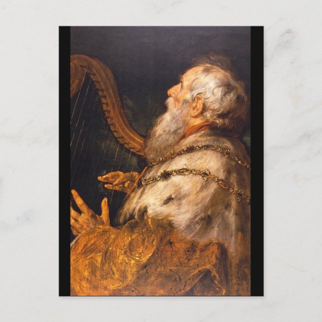 Kung David', Herr Peter Paul_Dutch Masters Vykort (Framsida)