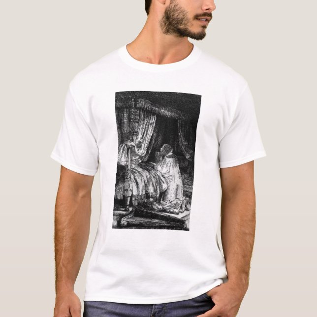 Kung David på bönen, 1652 Tee Shirt (Framsida)