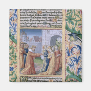 Kung David som eftertraktar Bathsheba Magnet