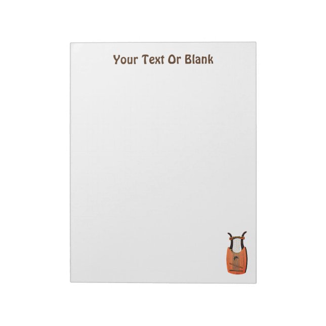 Kung David's Harp Anteckningsblock (Roterad)