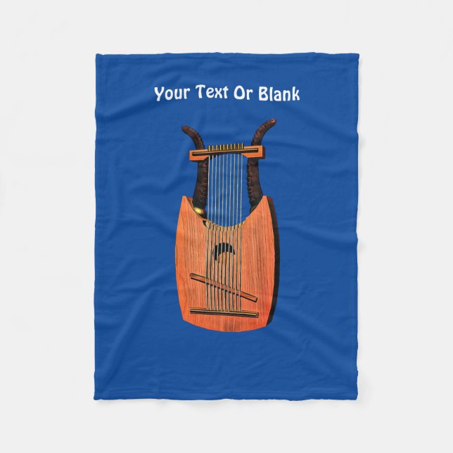 Kung David's Harp Fleecefilt (Framsidan)