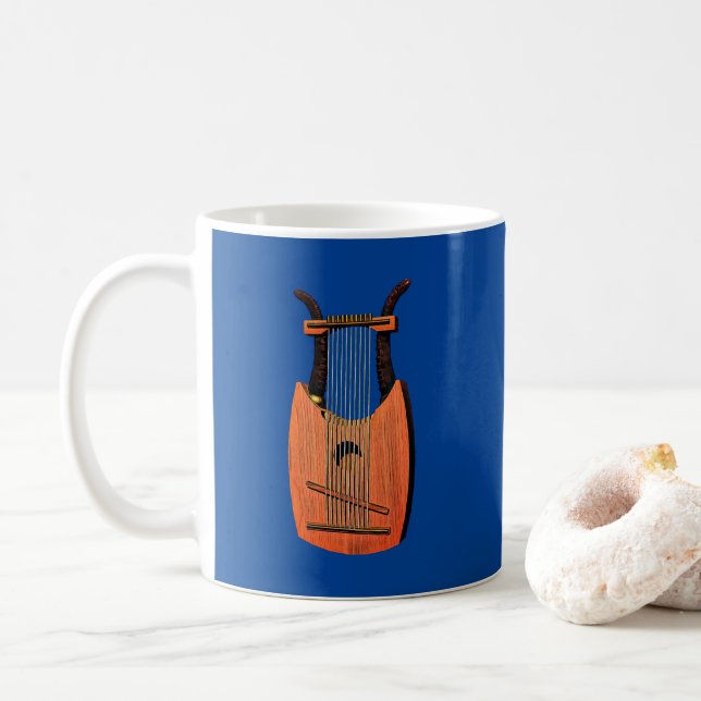 Kung David's Harp Kaffemugg (Med munk)