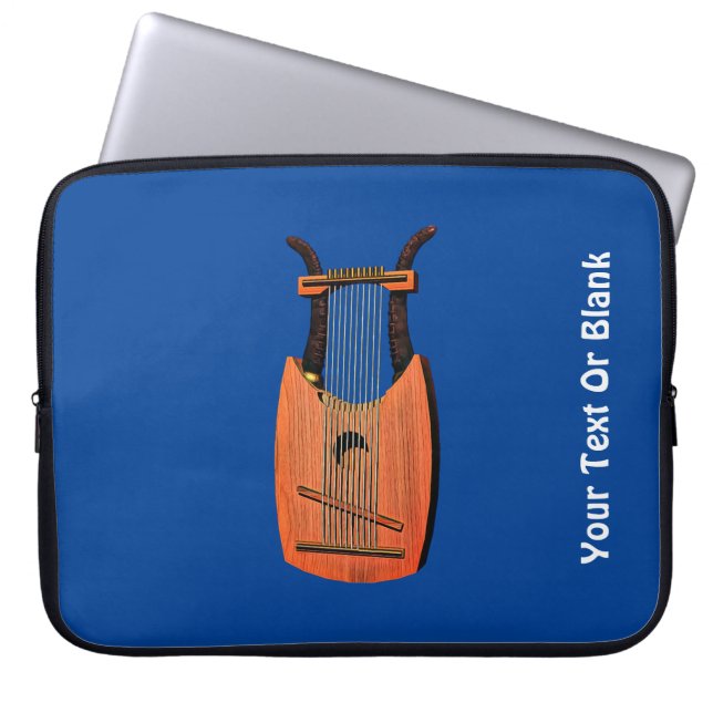 Kung David's Harp Laptop Sleeve (Framsidan)