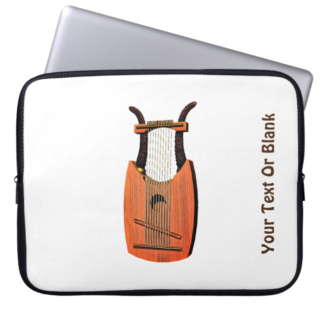 Kung David's Harp Laptop Sleeve (Framsidan)