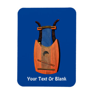 Kung David's Harp Magnet