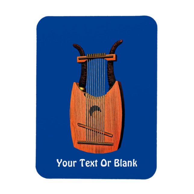 Kung David's Harp Magnet (Vertikal)