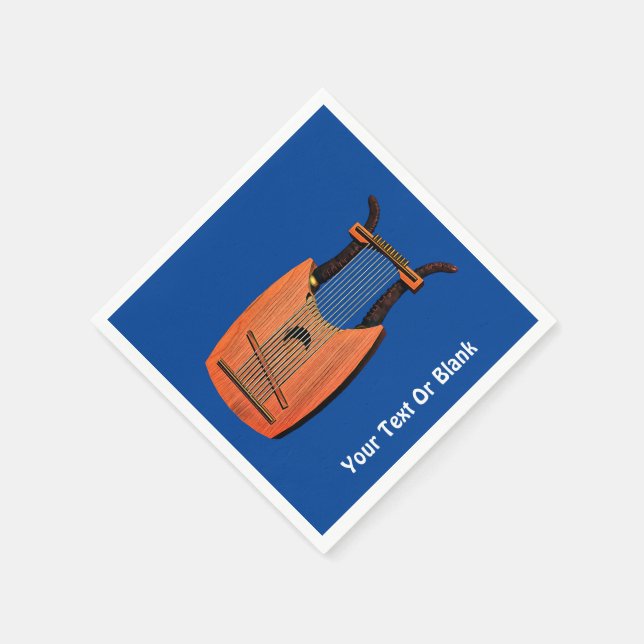 Kung David's Harp Pappersservett (Hörn)