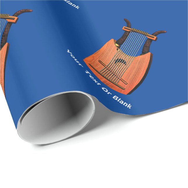 Kung David's Harp Presentpapper (Rullad Hörn)