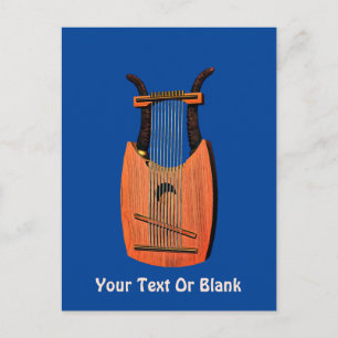 Kung David's Harp Vykort