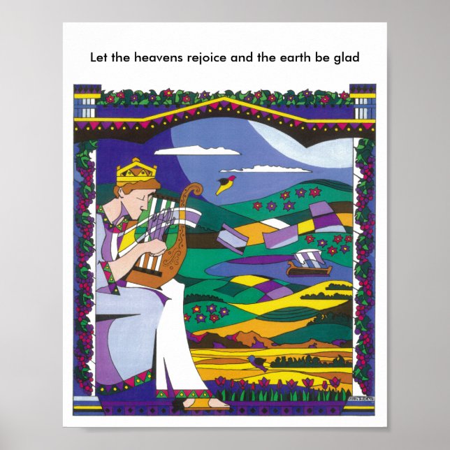 Kung David's Sång Poster (Framsidan)