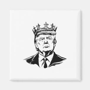 Kung Donald Trump Donald Trump Kungligheter Magnet
