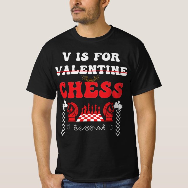 Kung/drottning av Hearts: Checkmate din väg till K T Shirt (Framsida)