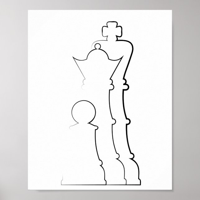 Kung drottning och konst av konst. poster (Framsidan)