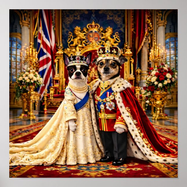 "Kung & Drottning" Poster (Framsidan)