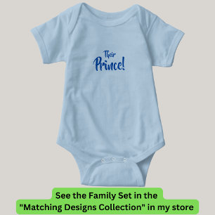 Kung drottning, prinsen, prinsessan Matching Famil T Shirt