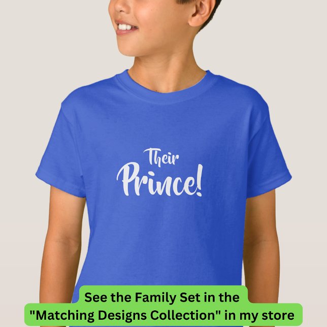 Kung drottning, prinsen, prinsessan Matching Famil T Shirt (Skapare uppladdad)