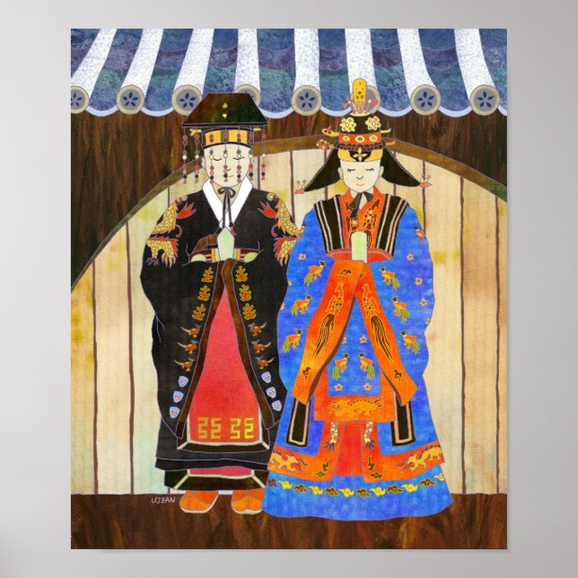 Kung & drottningens Bröllop Poster (Framsidan)