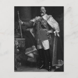 Kung Edward VII Vykort