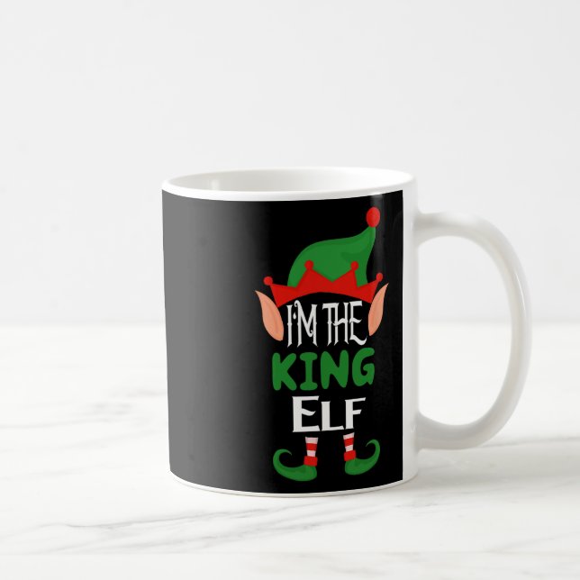 Kung Elf Costume Funny Matching Family Group Chris Kaffemugg (Höger)
