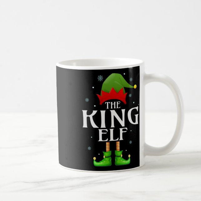 Kung Elf Julafton Matching Family Group jul-gran Kaffemugg (Höger)